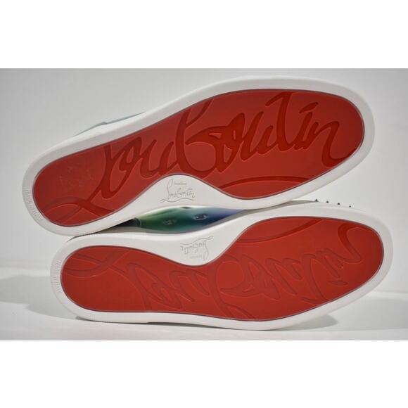 Christian Louboutin Mens Spike Flat Licorne Low Sneaker - Size 8.5 - Picture 8 of 8